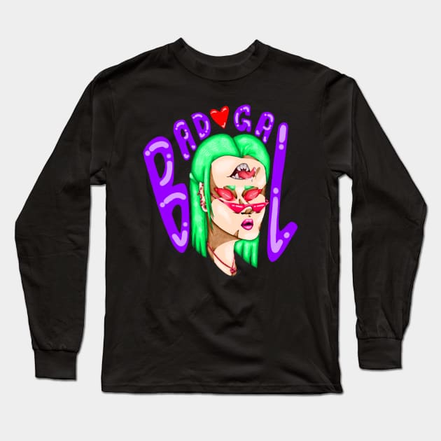 Bad Gal. Long Sleeve T-Shirt by KyGuy